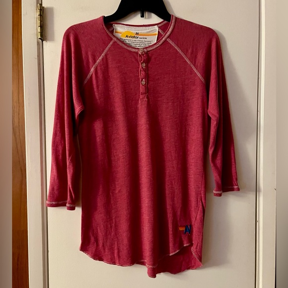 Aviator Nation Pink Logo Top - Picture 2 of 3